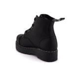 Grinders BULLDOG 10 Eyelet Steel Toe Cap Boots New Black Leather Rock