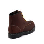 Grinders RYAN ACS 7 Eyelet Lace Up Cap Boots Brown Leather Boots