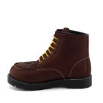 Grinders RYAN ACS 7 Eyelet Lace Up Cap Boots Brown Leather Boots