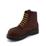 Grinders RYAN ACS 7 Eyelet Lace Up Cap Boots Brown Leather Boots
