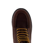 Grinders RYAN ACS 7 Eyelet Lace Up Cap Boots Brown Leather Boots