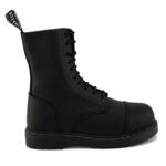 Grinders STAG ACS 10 Eyelet Steel Toe Cap Boots Leather