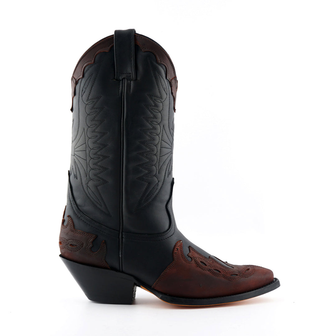 Grinders ARIZONA HI Classic Cowboy Western Boots Black Brown Burgundy Leather