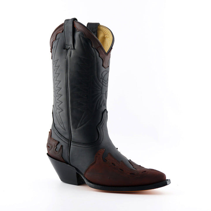 Grinders ARIZONA HI Classic Cowboy Western Boots Black Brown Burgundy Leather