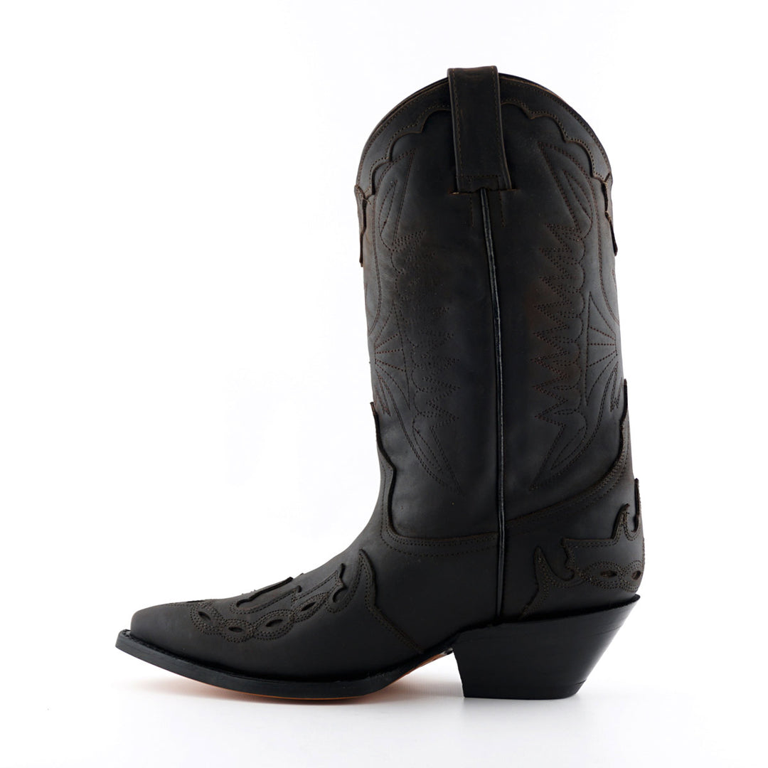 Grinders ARIZONA HI Classic Cowboy Western Boots Black Brown Burgundy Leather