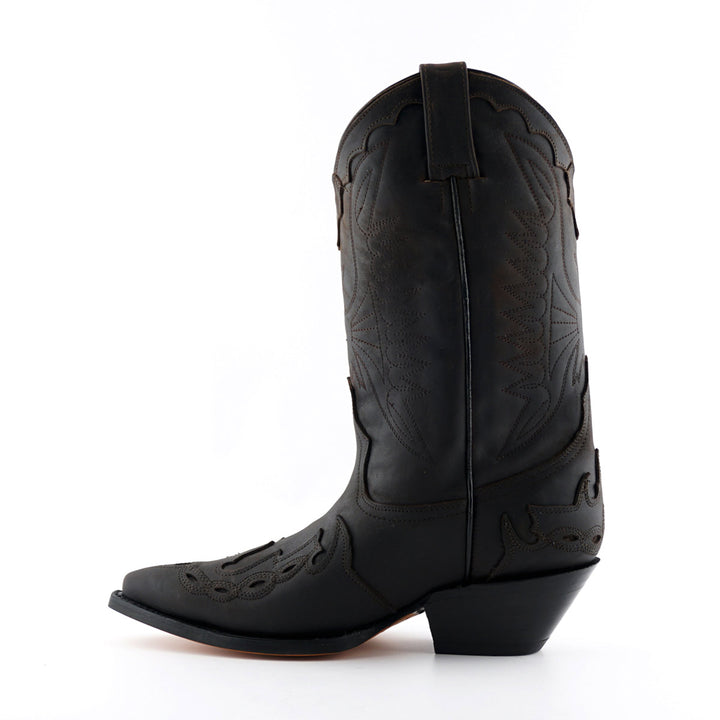 Grinders ARIZONA HI Classic Cowboy Western Boots Black Brown Burgundy Leather