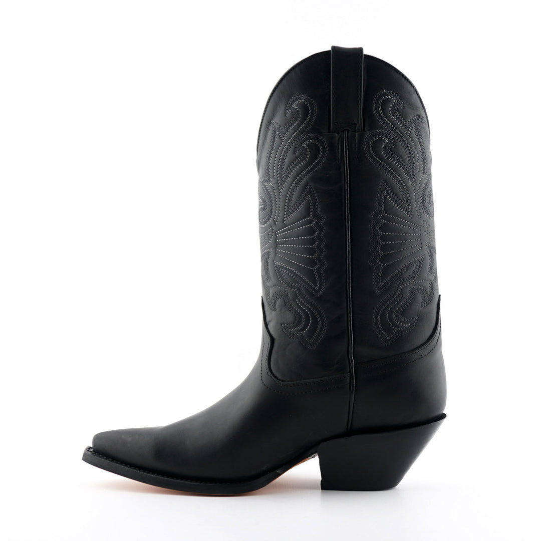 Grinders BUFFALO New Classic Cowboy Western Boots Black Brown Leather