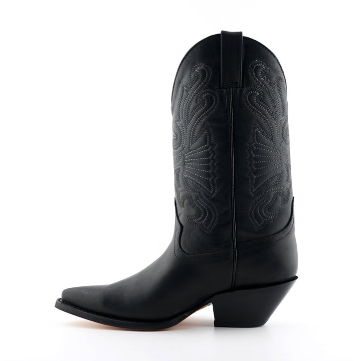 Grinders BUFFALO New Classic Cowboy Western Boots Black Brown Leather