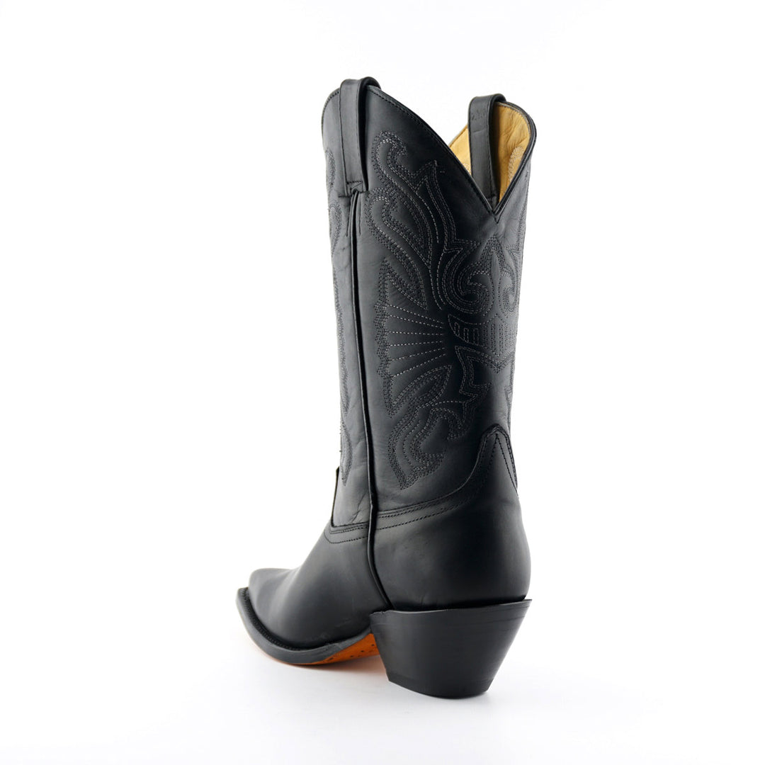 Grinders BUFFALO New Classic Cowboy Western Boots Black Brown Leather