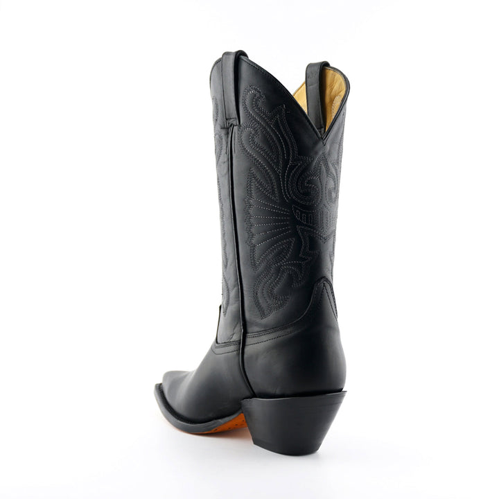 Grinders BUFFALO New Classic Cowboy Western Boots Black Brown Leather
