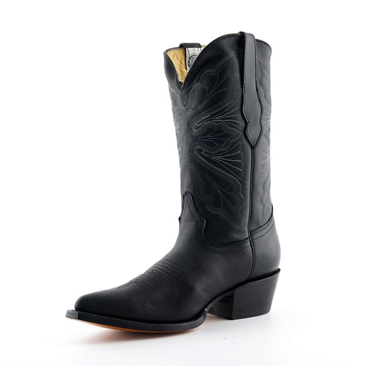 Grinders DALLAS Classic New Rock Western Cowboy Boots Black Brown Leather