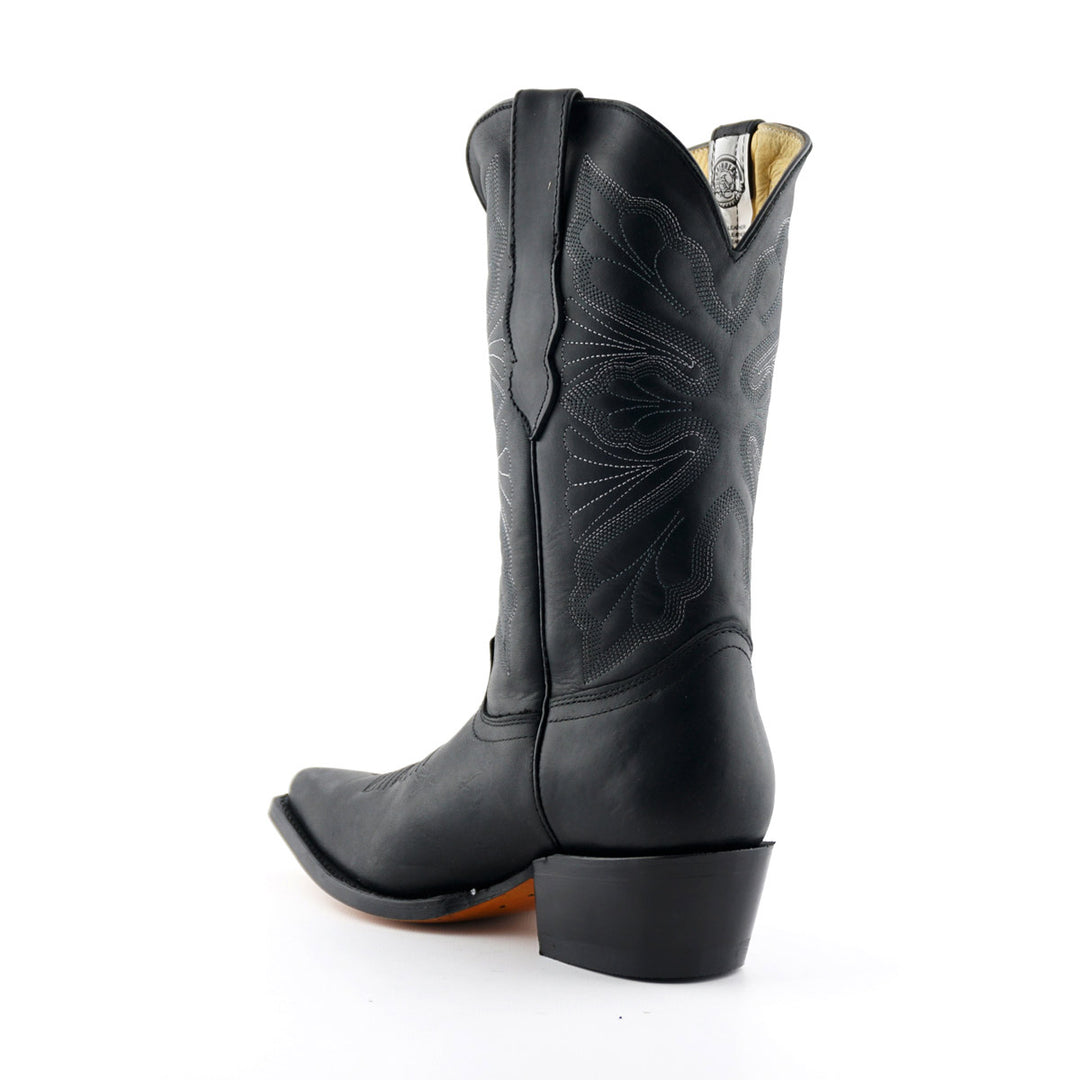 Grinders DALLAS Classic New Rock Western Cowboy Boots Black Brown Leather