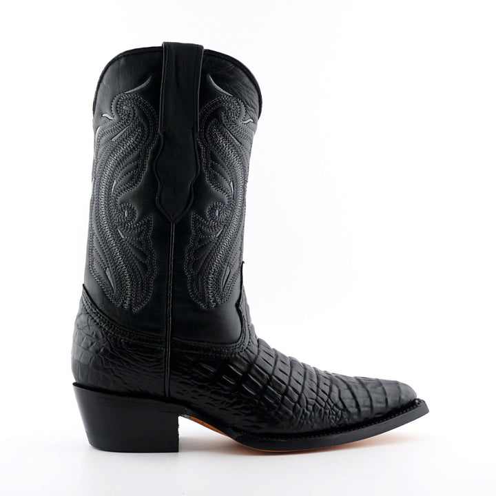 Grinders INDIANA New Ladies Cowboy Western Croc Boots Black Brown Leather