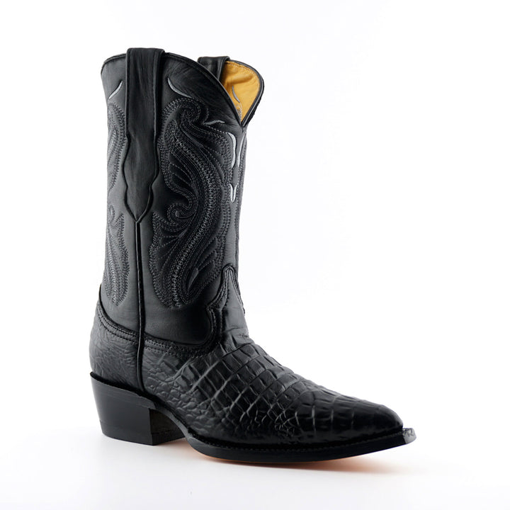 Grinders INDIANA New Ladies Cowboy Western Croc Boots Black Brown Leather