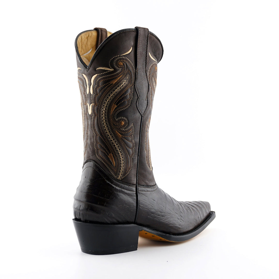 Grinders INDIANA New Ladies Cowboy Western Croc Boots Black Brown Leather