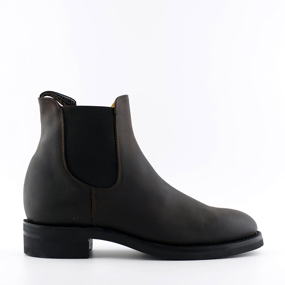 Grinders JODHPUR Boots New Black Brown Leather Chelsea