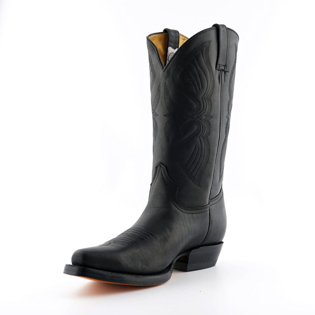 Grinders LOUISIANA New Classic Cowboy Western Boots Black Brown Leather