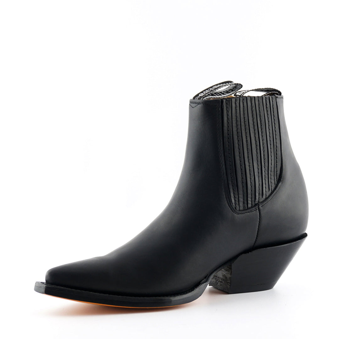 Grinders Mustang Western Boots Black Brown Leather