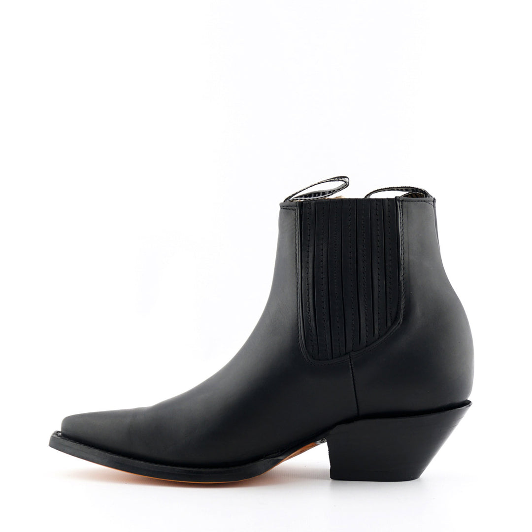 Grinders Mustang Western Boots Black Brown Leather