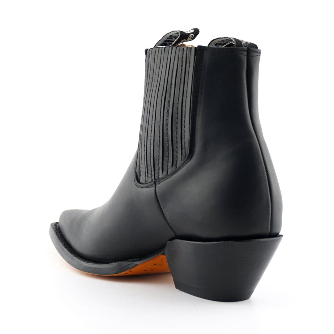 Grinders Mustang Western Boots Black Brown Leather