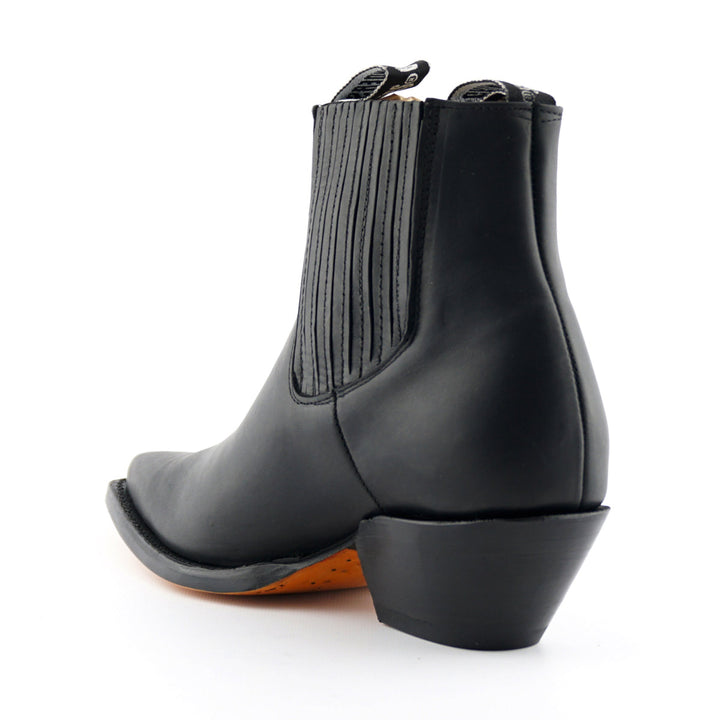 Grinders Mustang Western Boots Black Brown Leather