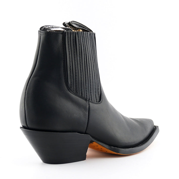 Grinders Mustang Western Boots Black Brown Leather