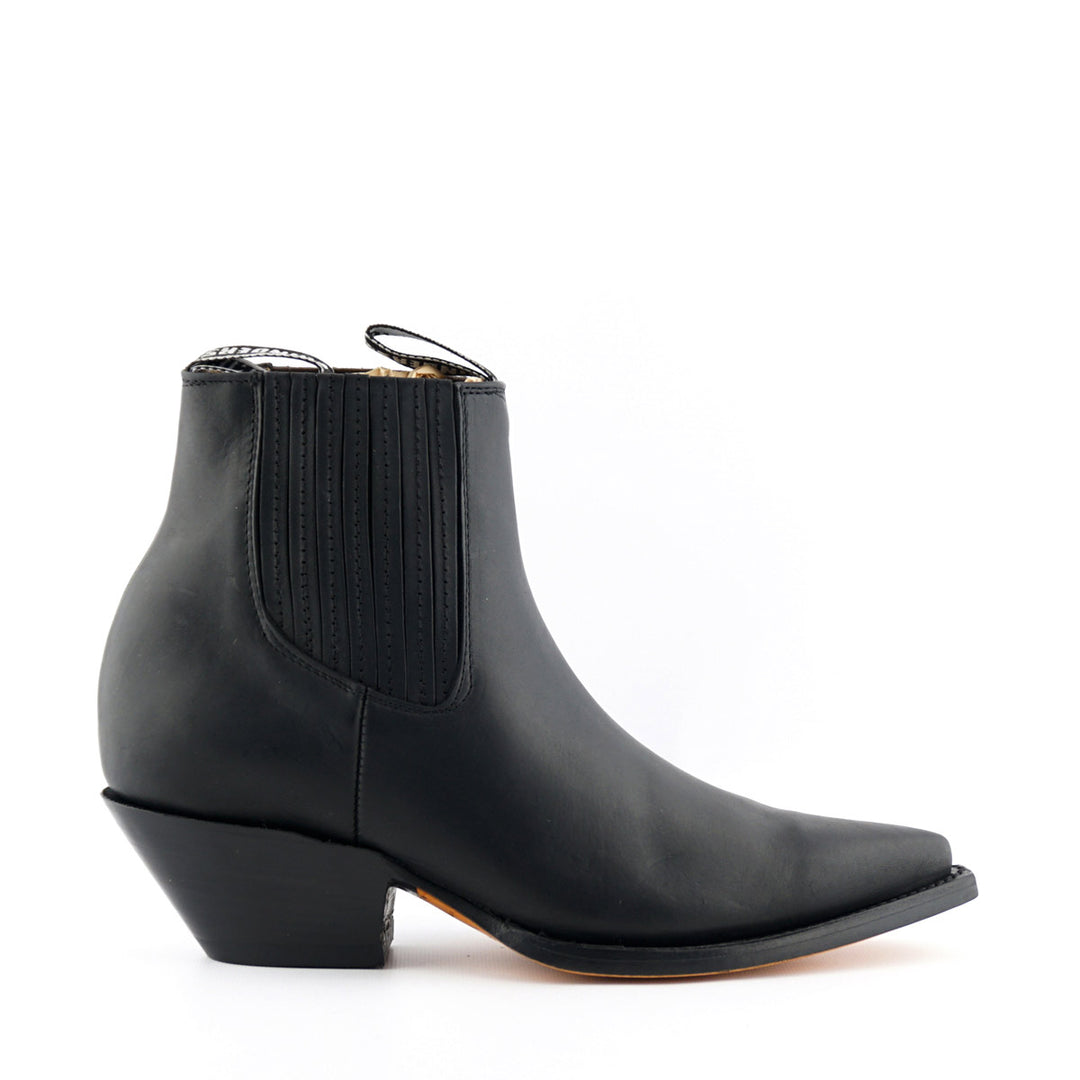 Grinders Mustang Western Boots Black Brown Leather