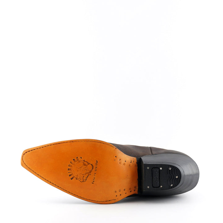 Grinders Mustang Western Boots Black Brown Leather